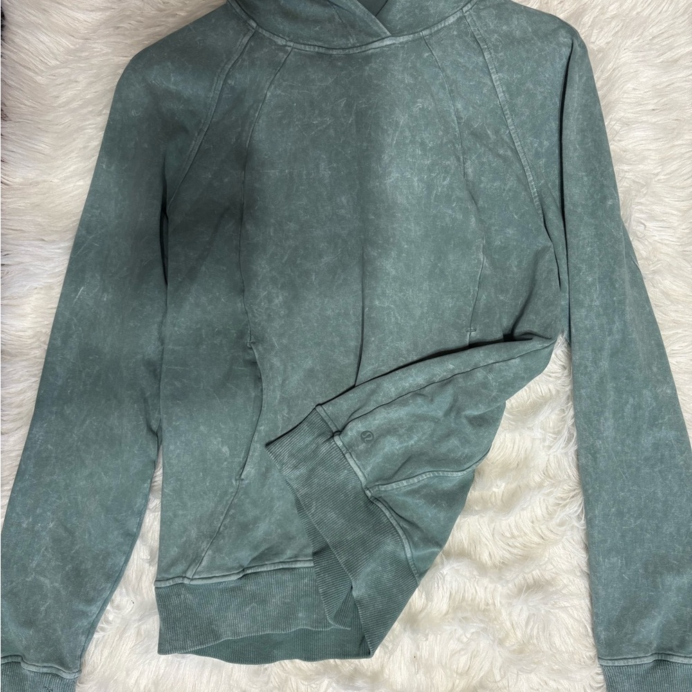 lululemon athletica Teal Cowl Neck Sweater
